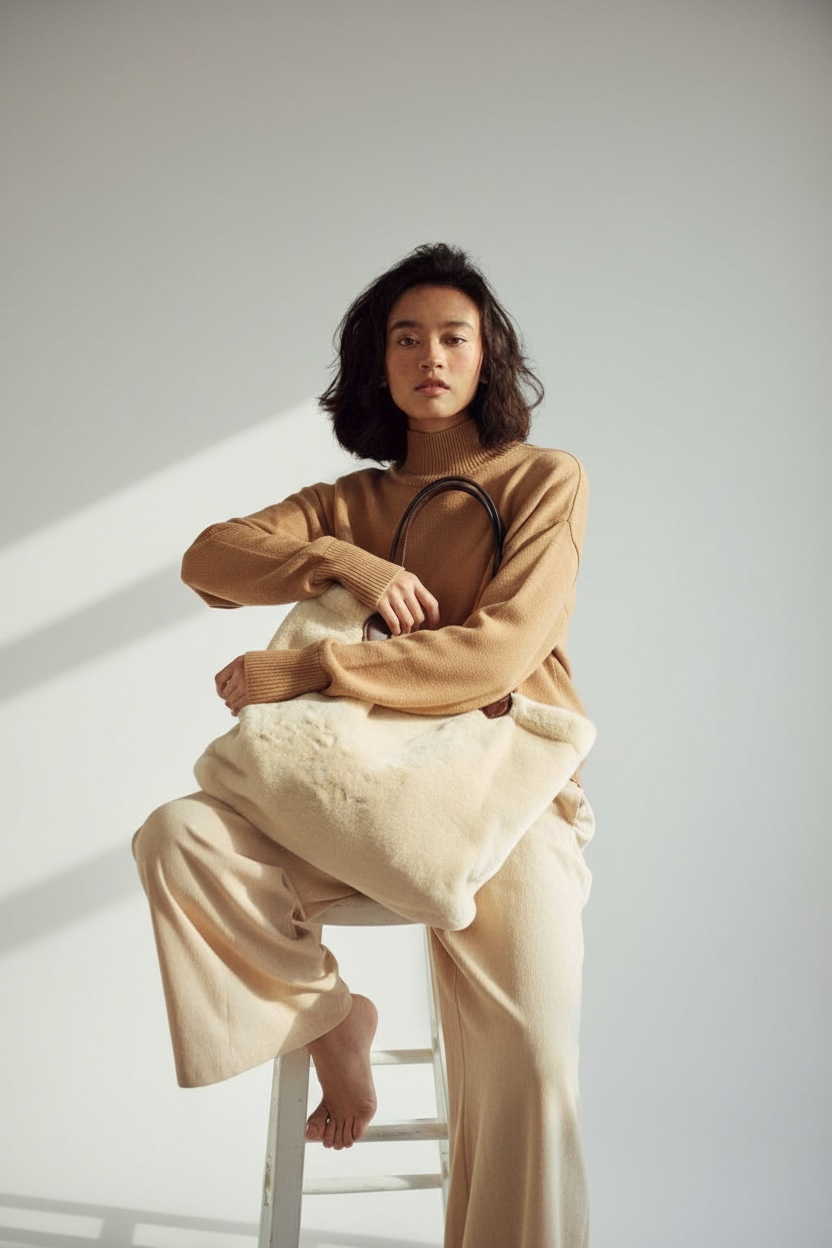 LA FUR KRAFT BAG- La Winter Bag