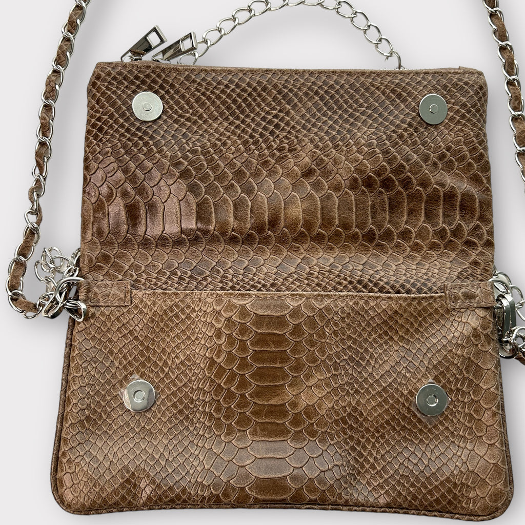 LA PRESTIGE BAG -Pelle stampa pitone