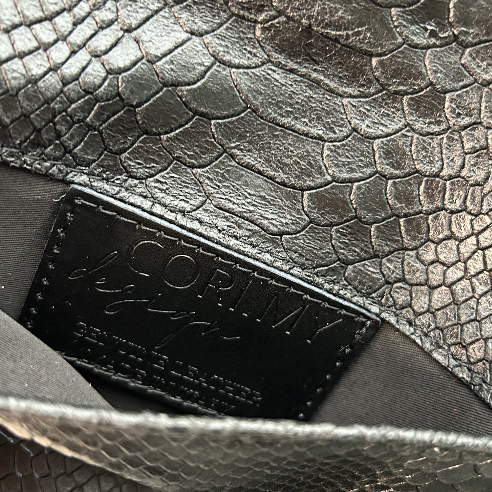 LA PRESTIGE BAG -Pelle stampa pitone