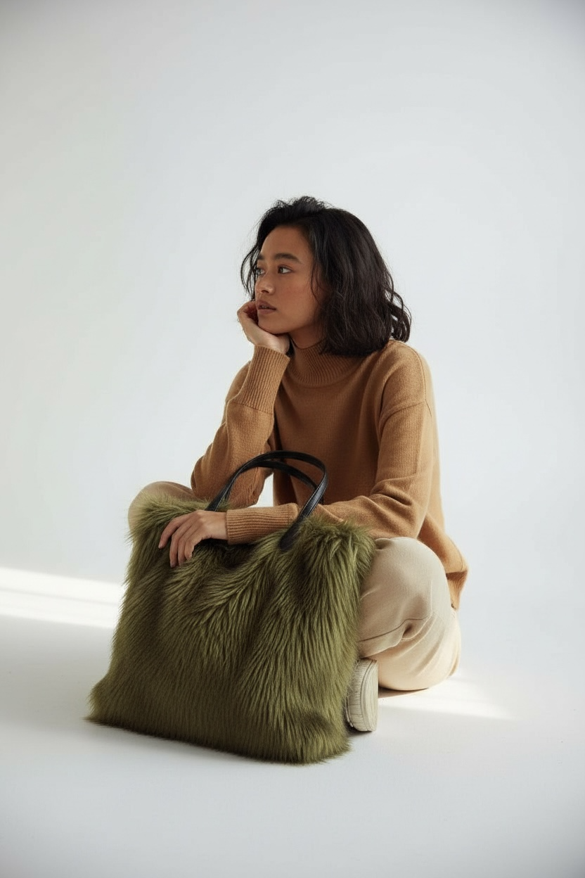 LA FUR KRAFT BAG- La Winter Bag