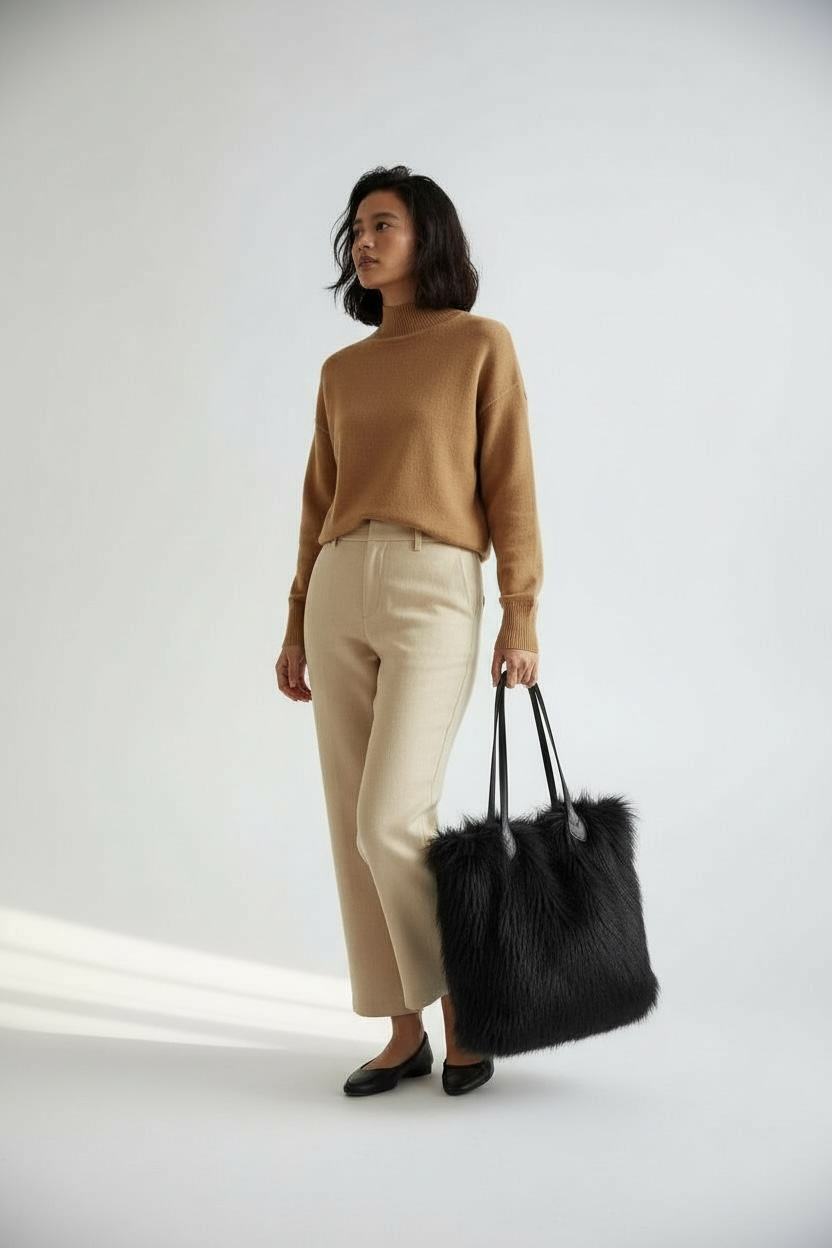 LA FUR KRAFT BAG- La Winter Bag