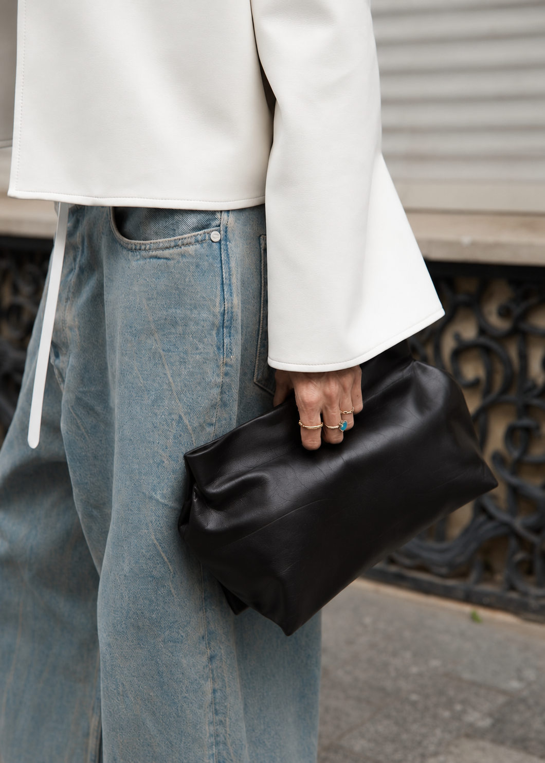BALLY BAG- clutch oversize