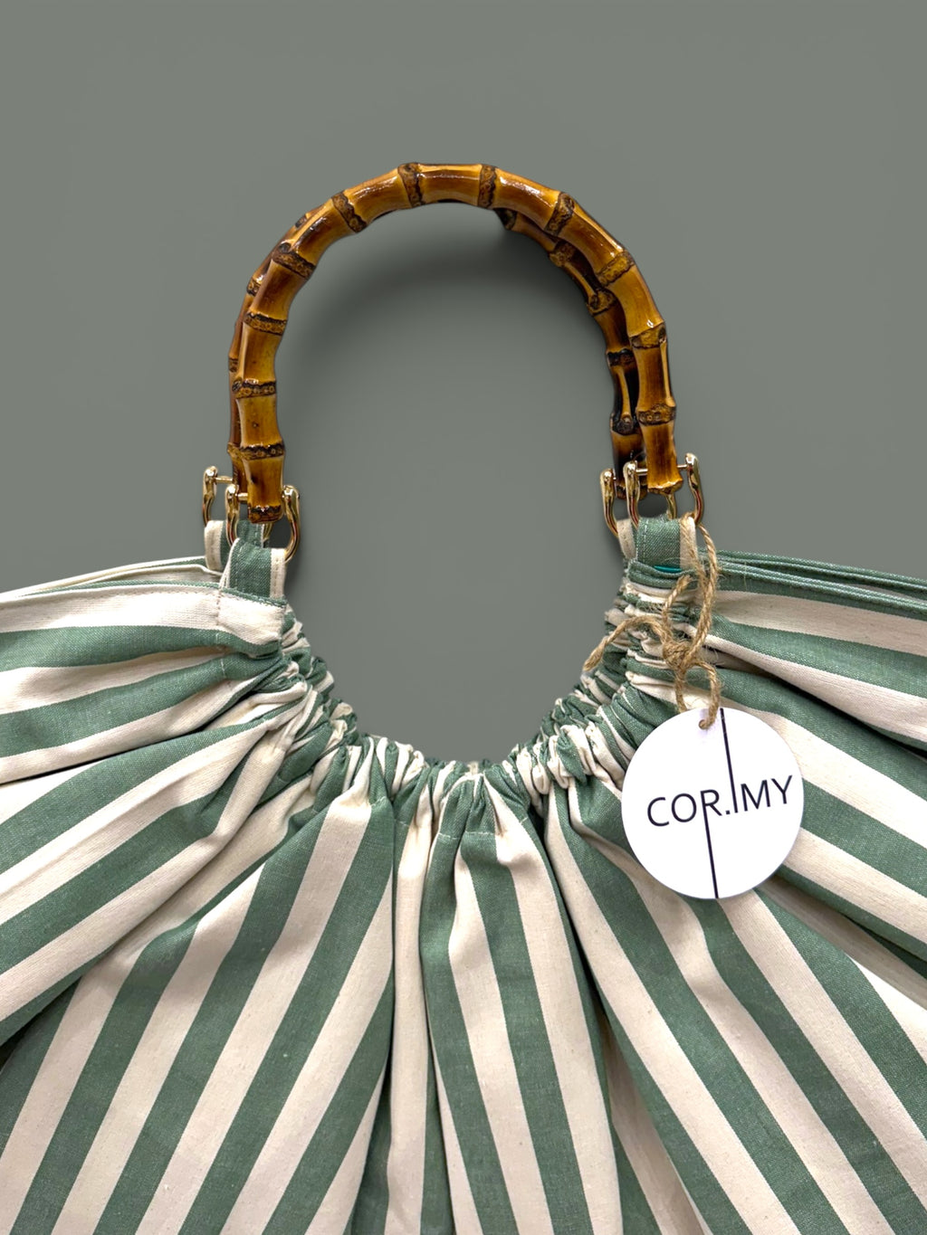 LA CONCHIGLIA BAG- Manici in Bamboo