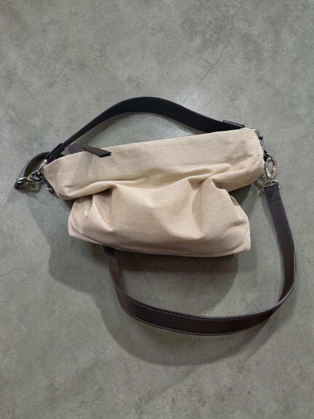 Panama Bag- Canvas+ Leather