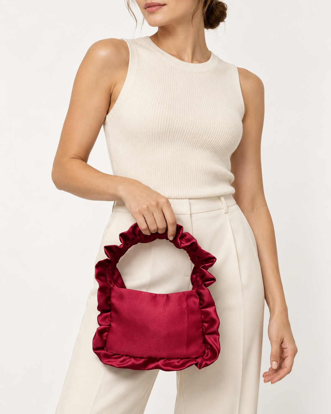 LA ROUGE BAG -Satin Bag