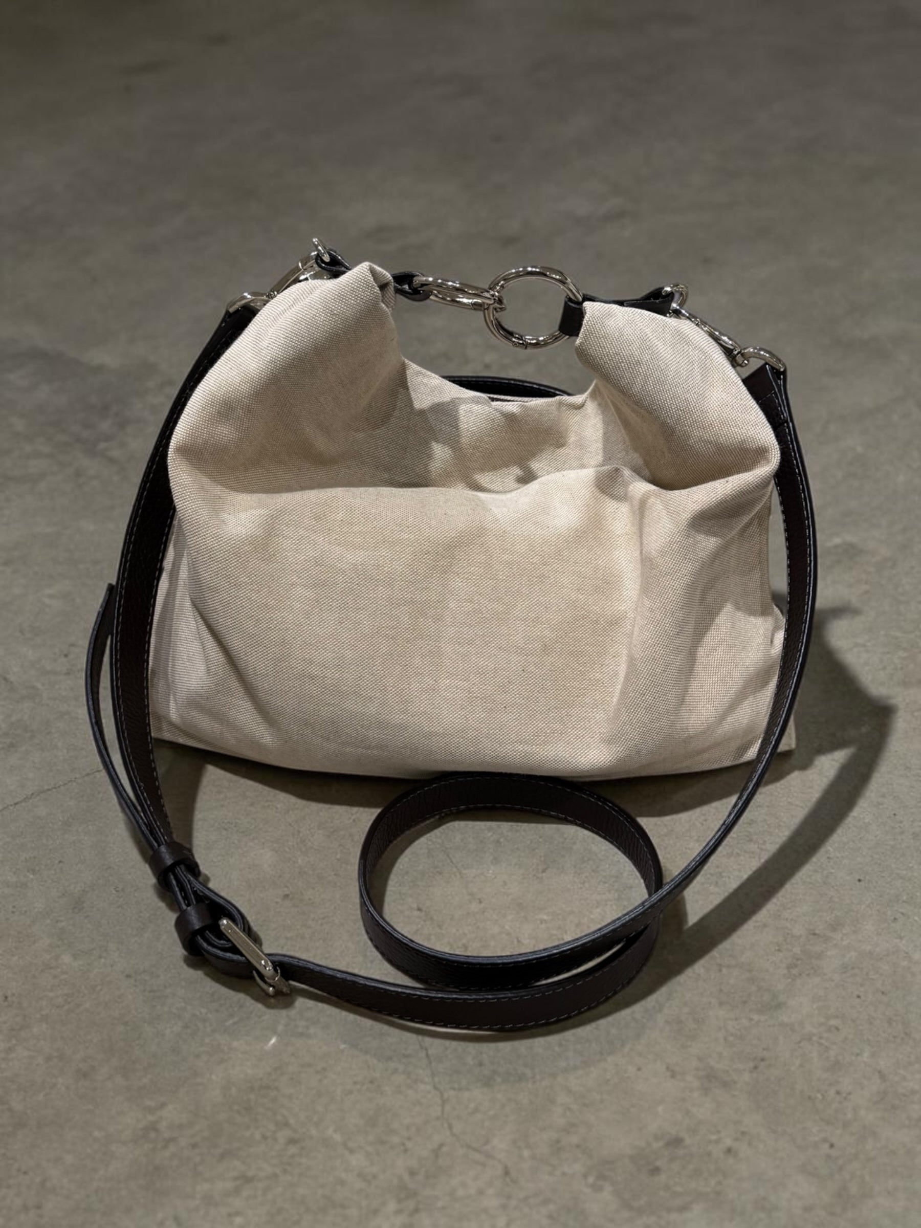 Panama Bag- Canvas+ Leather