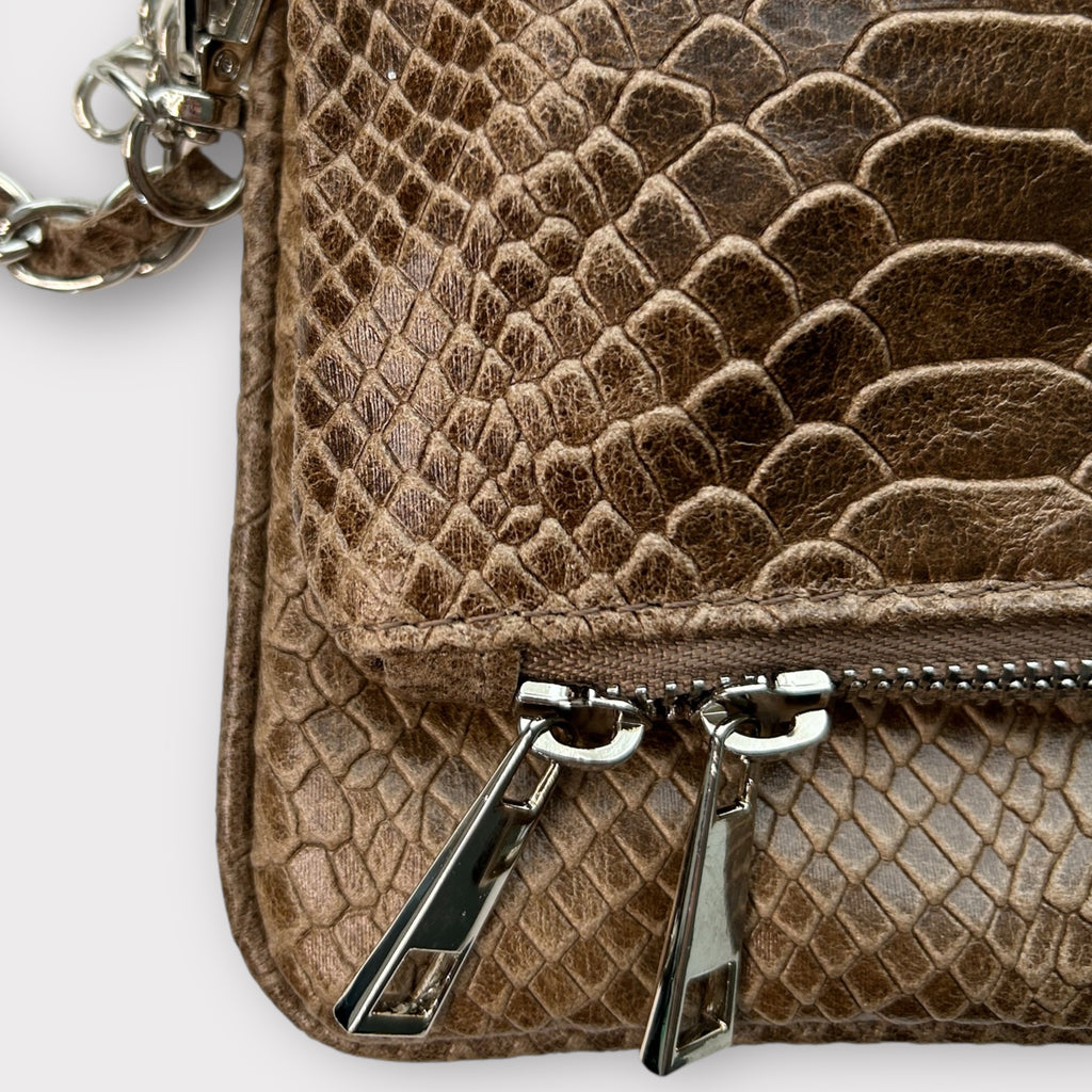 LA PRESTIGE BAG -Pelle stampa pitone