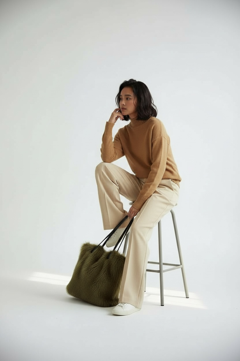 LA FUR KRAFT BAG- La Winter Bag