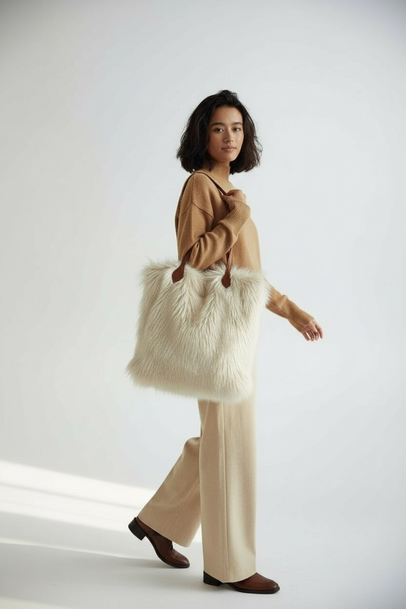 LA FUR KRAFT BAG- La Winter Bag