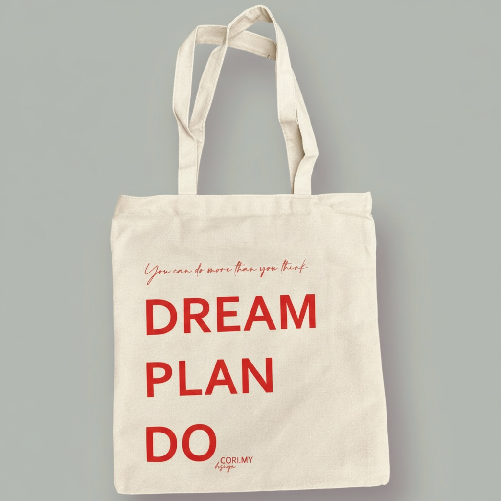 MOTIVATIONAL TOTE BAG- By Cori.my Dreamers Club