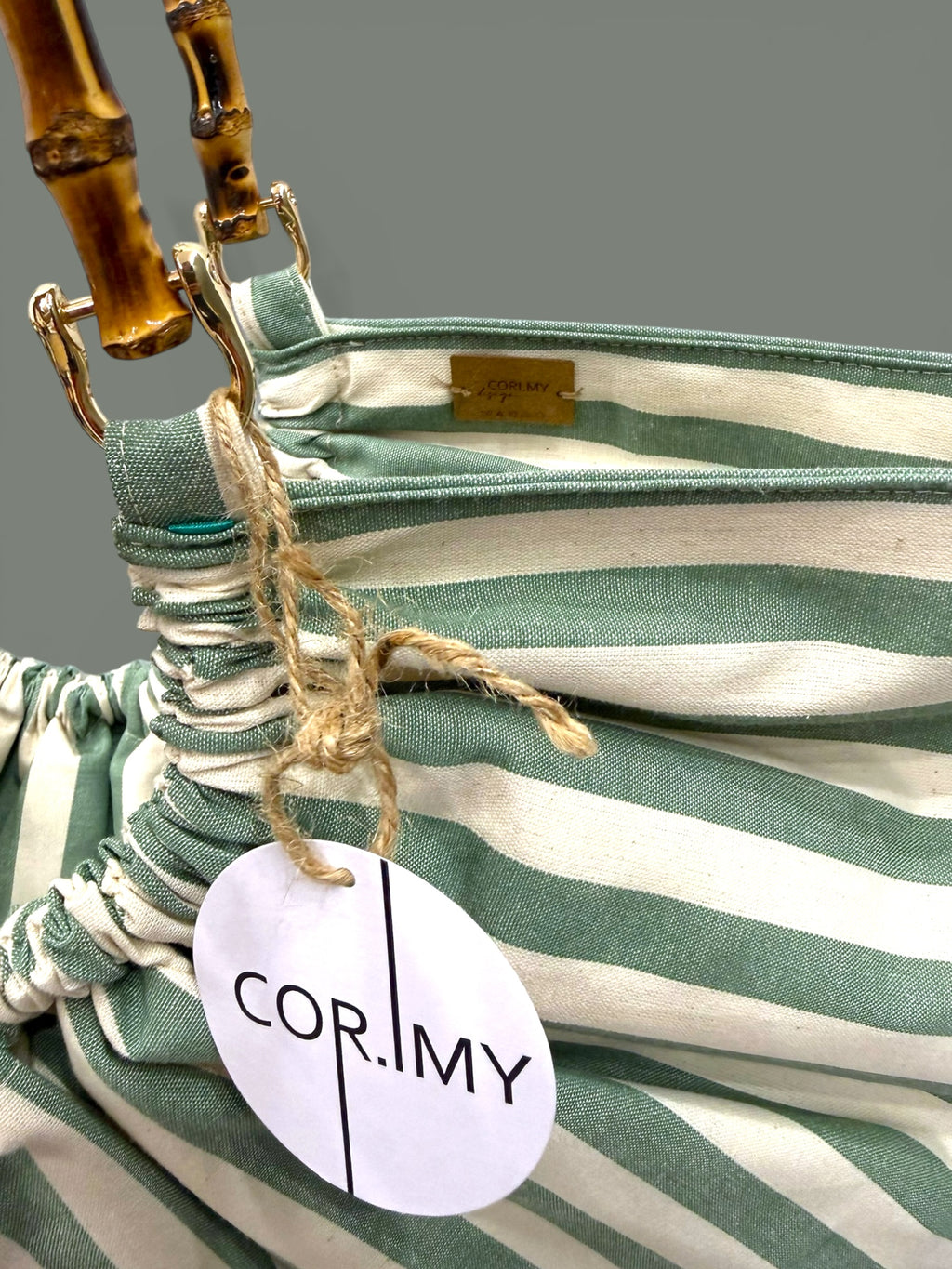 LA CONCHIGLIA BAG- Manici in Bamboo
