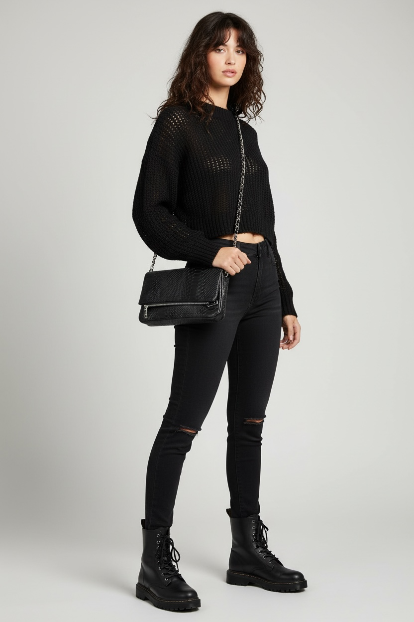 LA PRESTIGE BAG -Pelle stampa pitone