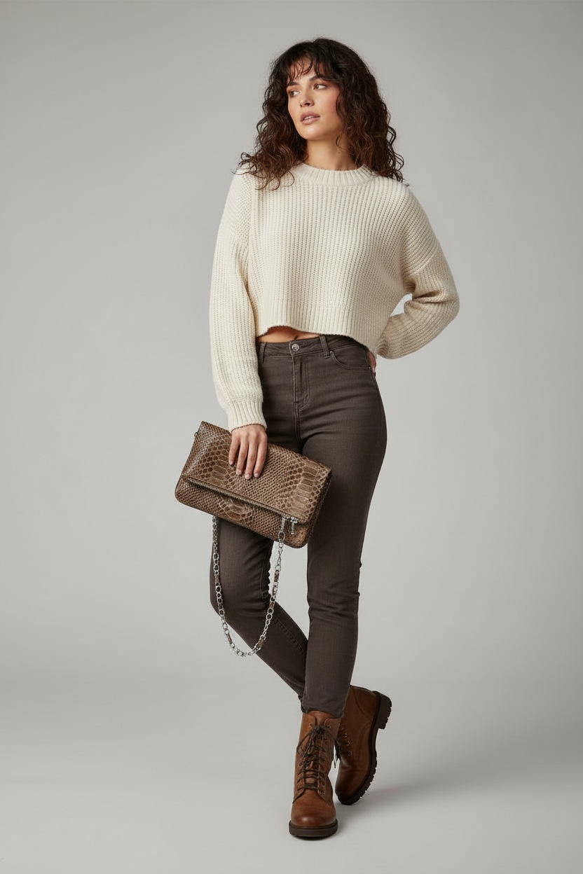 LA PRESTIGE BAG -Pelle stampa pitone