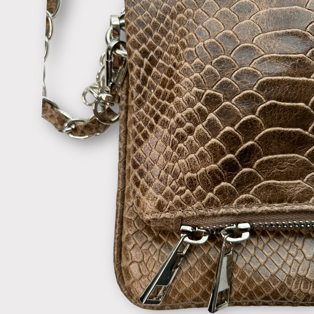 LA PRESTIGE BAG -Pelle stampa pitone