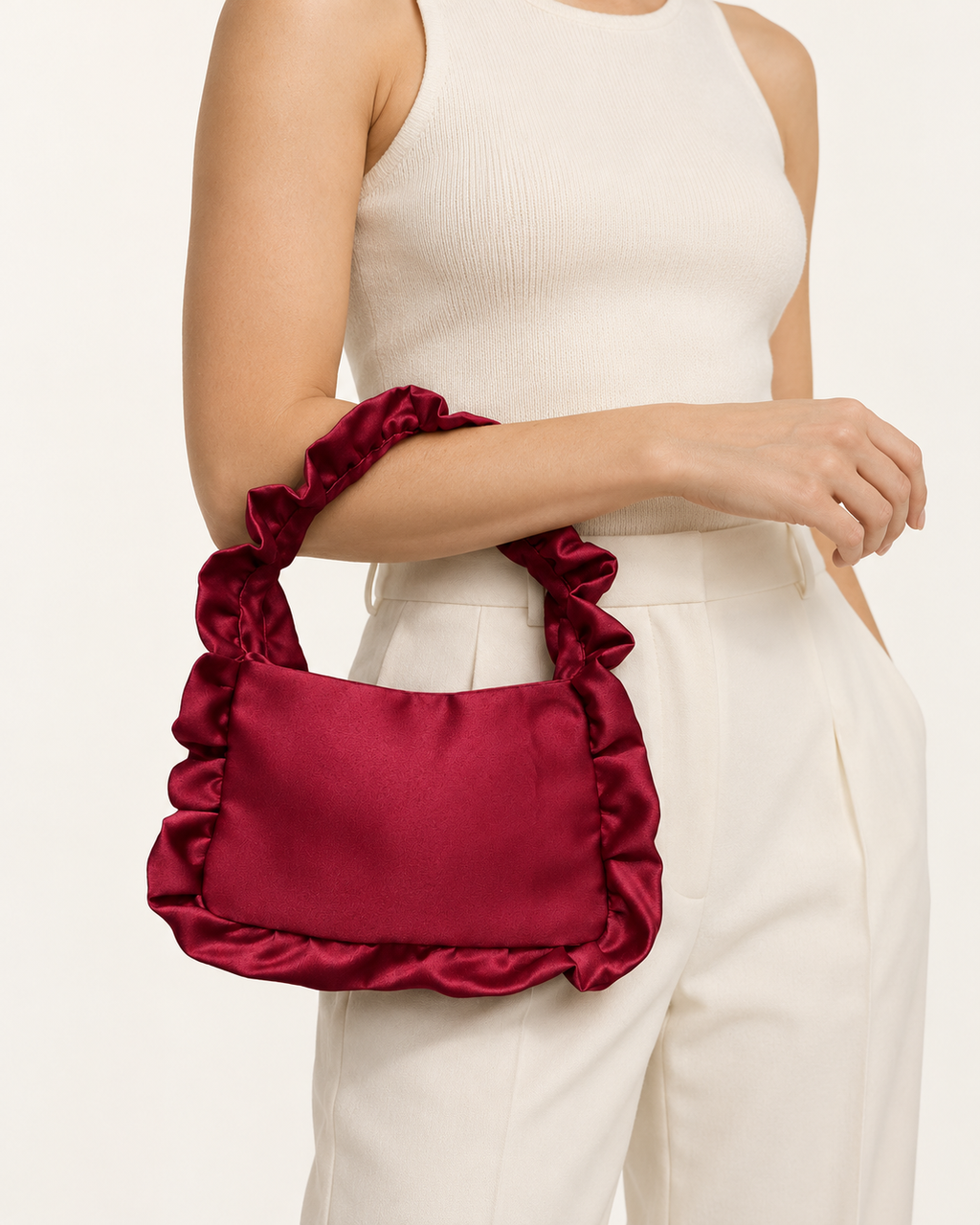 LA ROUGE BAG -Satin Bag