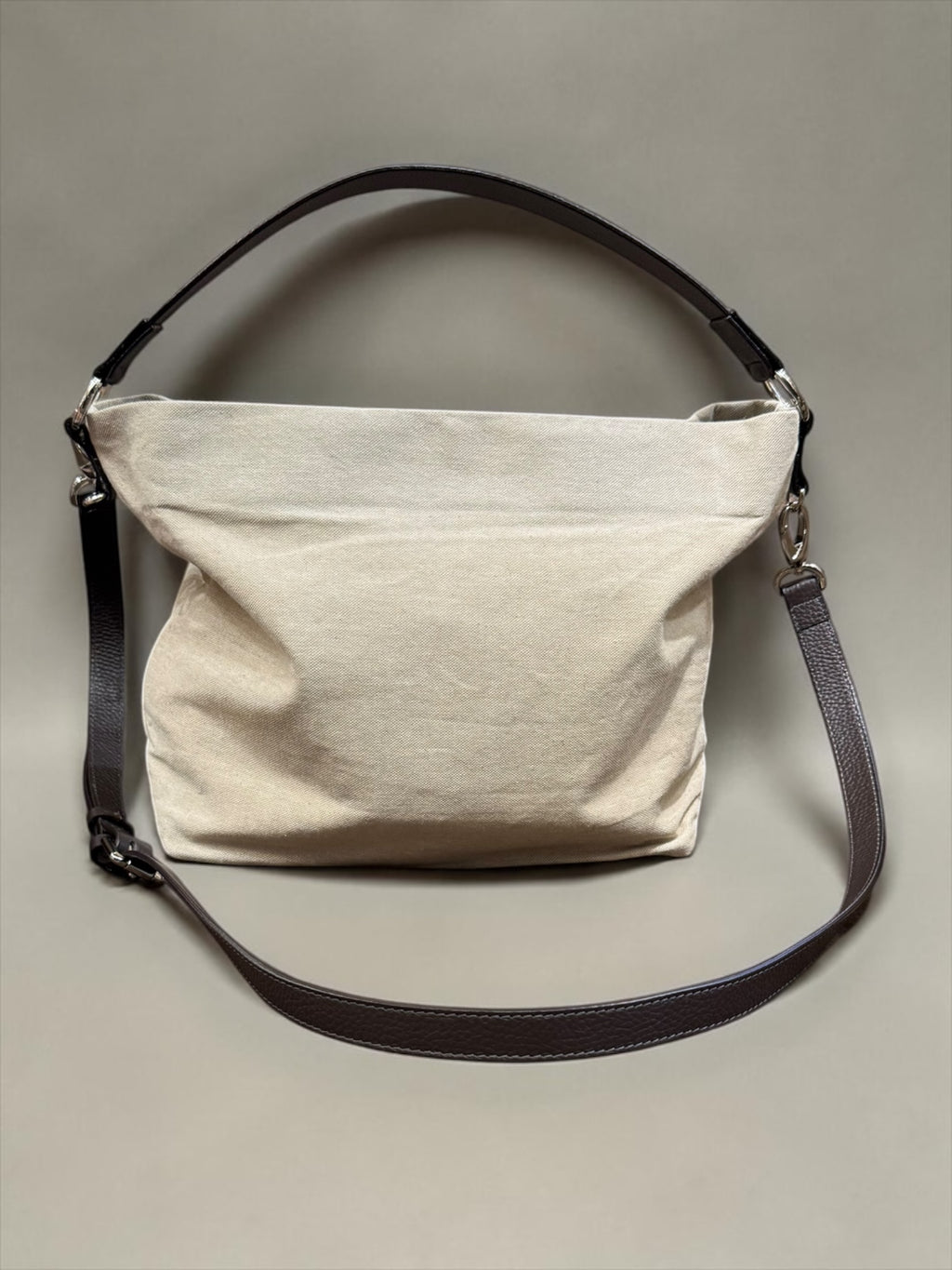 Panama Bag- Canvas+ Leather
