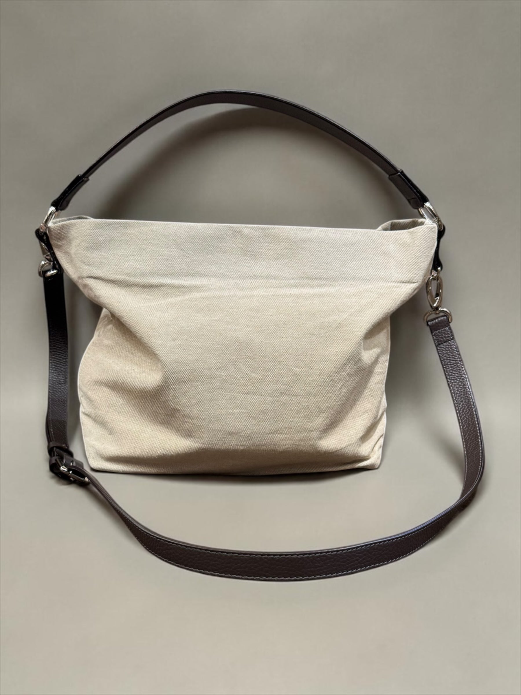 Panama Bag- Canvas+ Leather