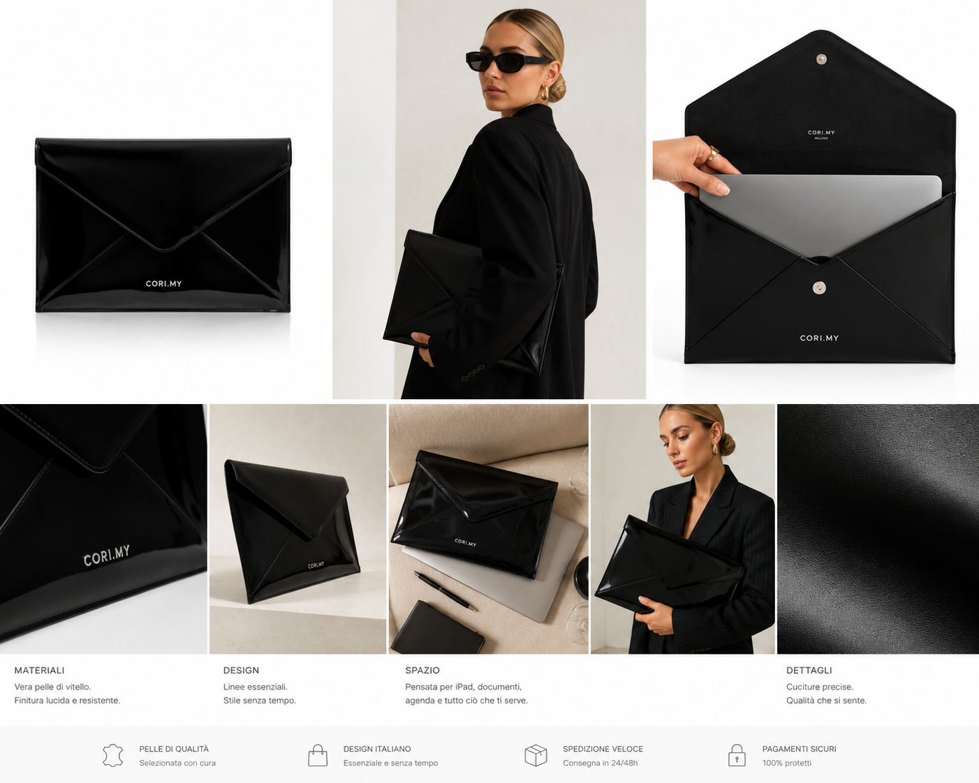LA CARTIERA FLAT BAG