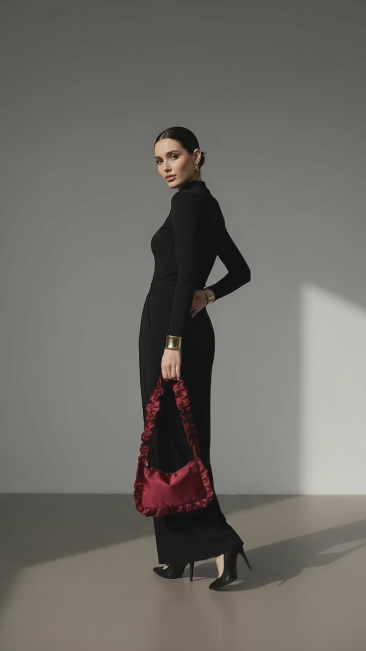 LA ROUGE BAG -Satin Bag