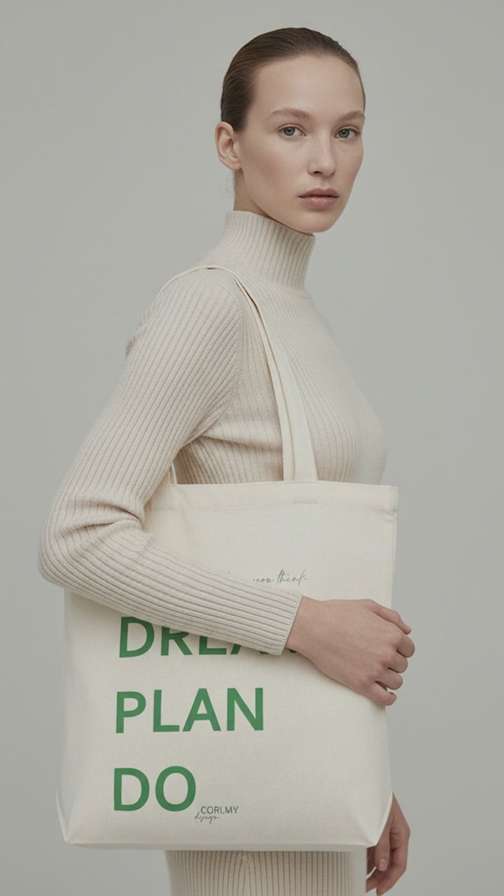 MOTIVATIONAL TOTE BAG- By Cori.my Dreamers Club